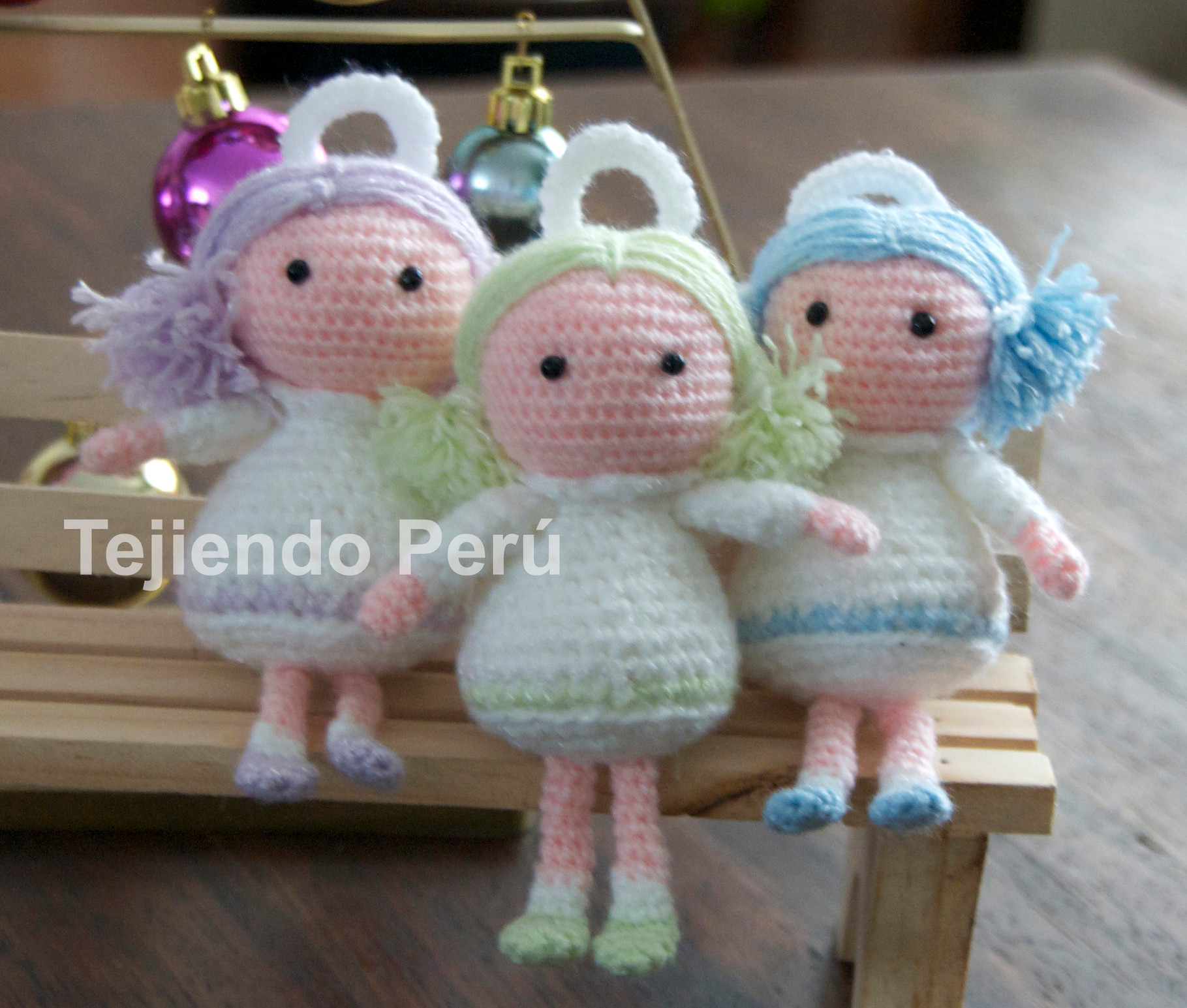 Ángel amigurumi - Tejiendo Perú