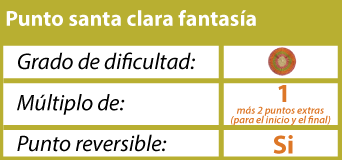 Como tejer el punto santa clara fantasía en dos agujas o palitos