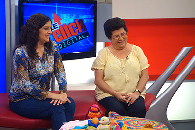 Tejiendo Perú en el programa "Doble Click Digital" de ATV+
