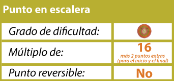 Punto fantasía con escaleras para tejer en dos agujas o palitos