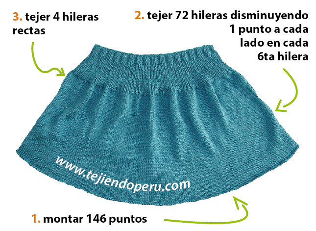 Capa con trenza atravesada - Tejiendo Perú