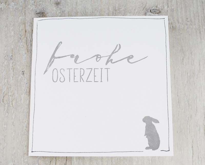 Osterkarte, Ostergruß, Grußkarte, Hasenkarte, Ostern, Hase