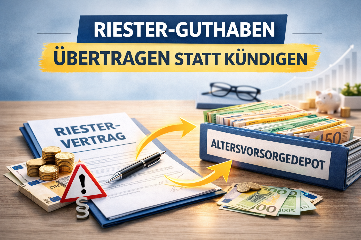 Riester Guthaben übertragen statt kündigen - wann ist das sinnvoll?