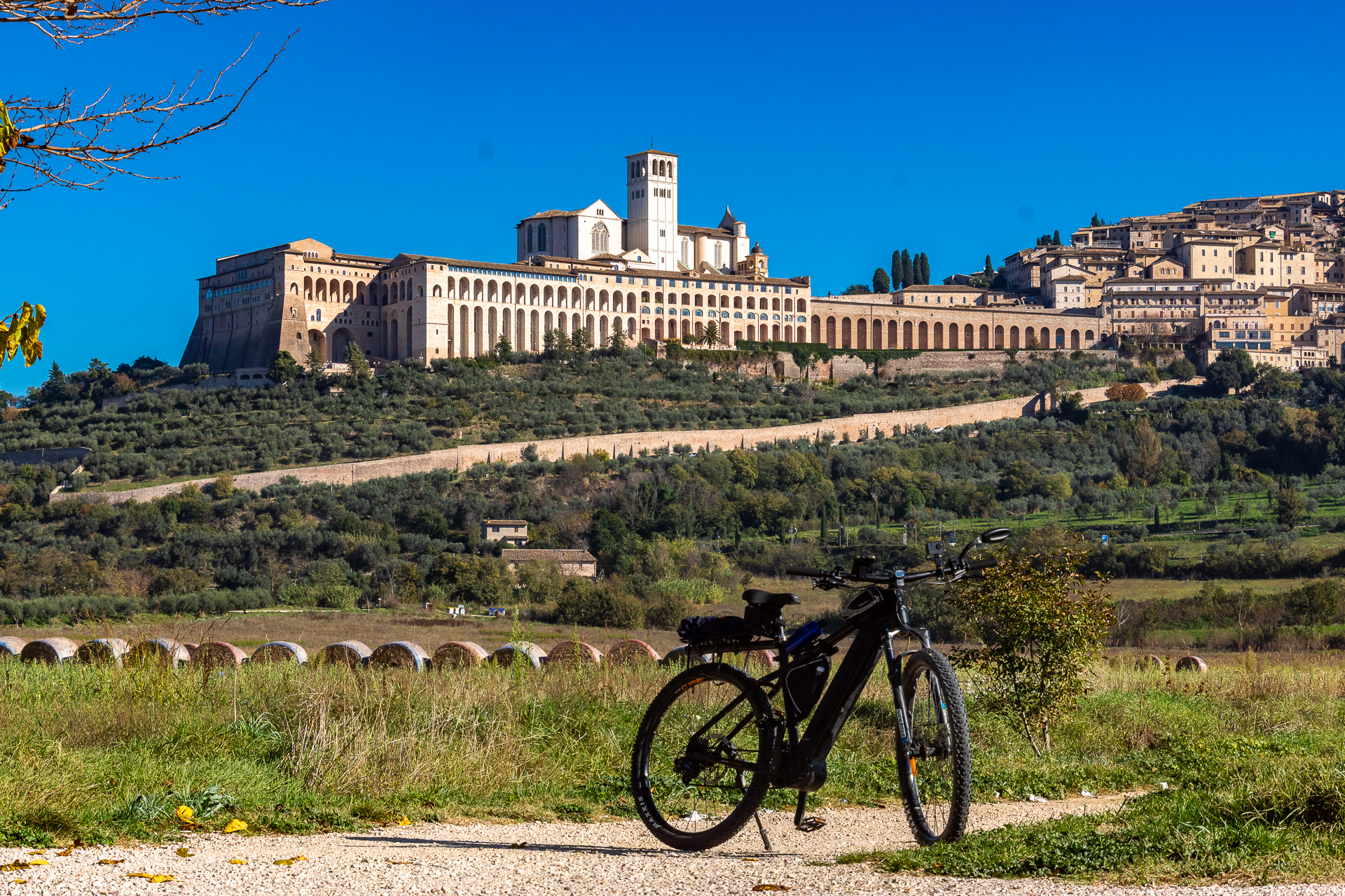 Assisi - Spello: Cicloturismo bici + treno