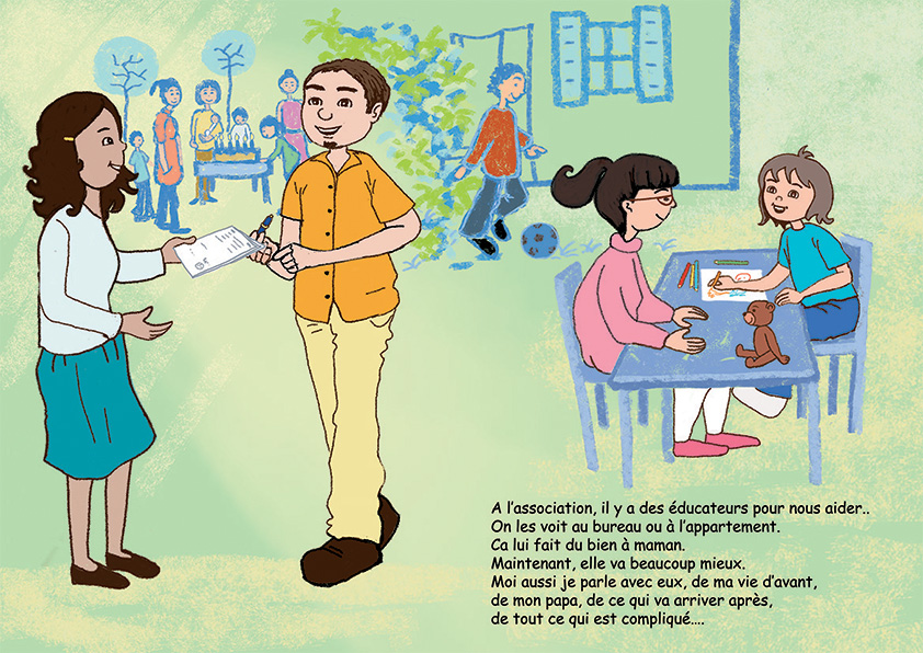 illustrations livret accueil enfants enfants   violences conjugales CHRS