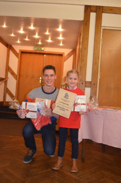 Sportlerin und Sportler des Jahres 2014: Lin Sadatzki (Tennis) und Björn Griemsmann (Judo