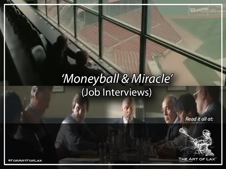 'Moneyball & Miracle' (Job Interviews)