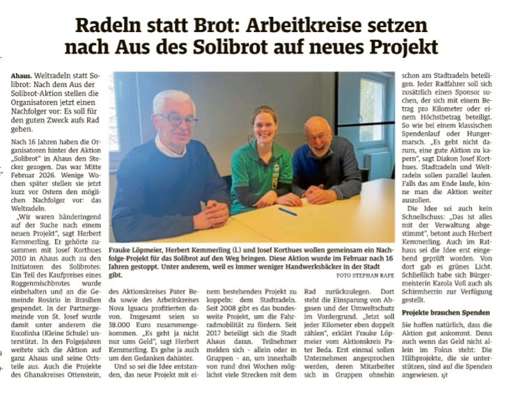Münsterland Zeitung, 08.04.2026 - Autor und Foto: Stephan Rape