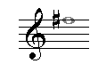 ヴァイオリンの音程の取り方　Fisの事例での説明図３