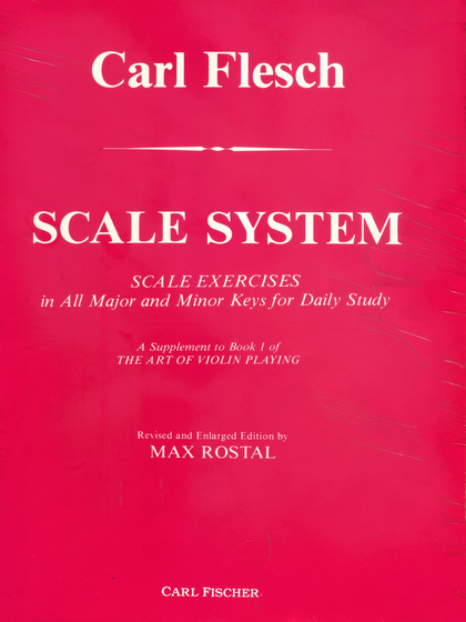 カール　フレッシュ　スケールシステム　Carl　FLESCH　SCALE　SYSTEM　ヴァイオリン　バイオリン　教室　レッスン