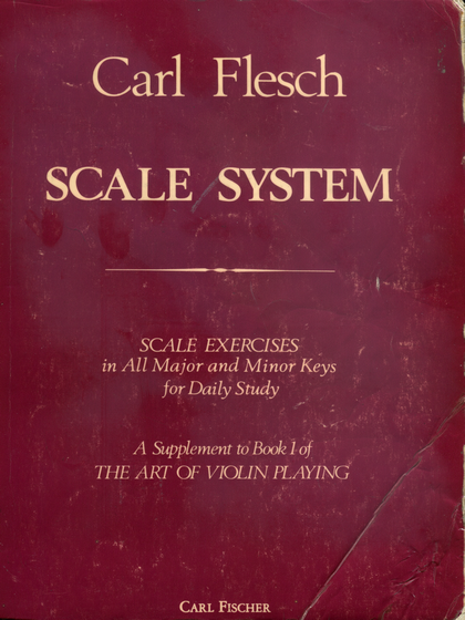 カール　フレッシュ　スケールシステム　Carl　FLESCH　SCALE　SYSTEM　ヴァイオリン　バイオリン　教室　レッスン