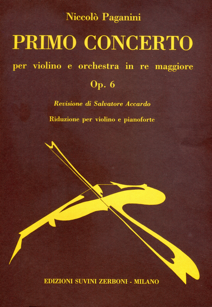 PAGANINI　Concerto No.1 in Re Maggiore Op.6/Ed. Accardo