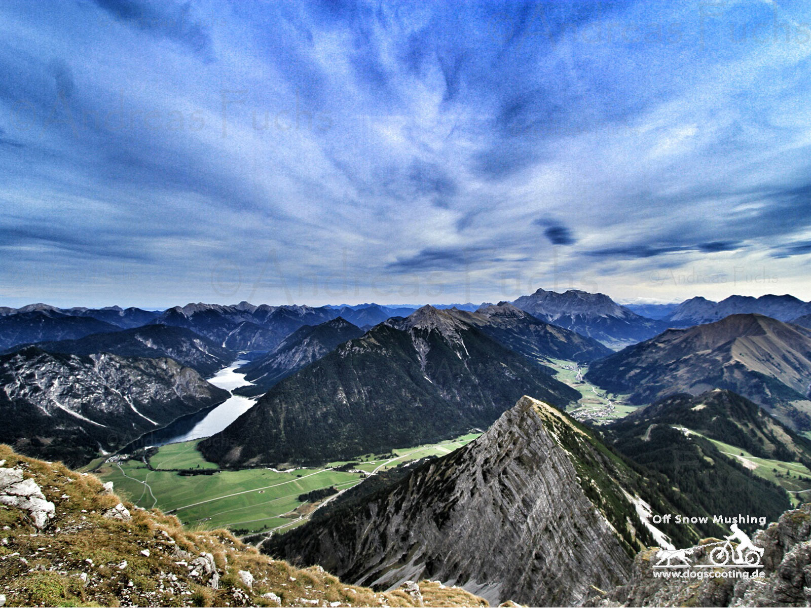 Blick vom Thanellergipfel aus Heiterwanger- und Plansee