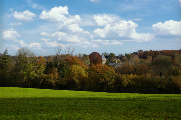 Hauset Mitte aus der Ferne