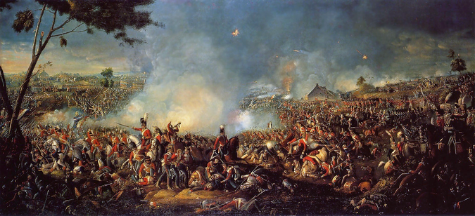 Schlacht von Waterloo (Gemälde von William Sadler Juni 1815 - Wikipedia