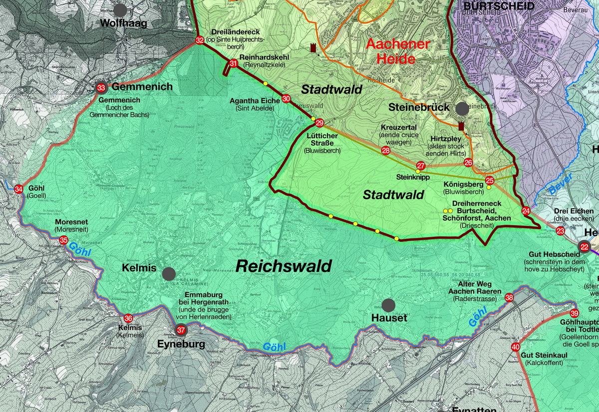 Die Reichsgrenze an der Göhl 1439 und der Landgraben 1611