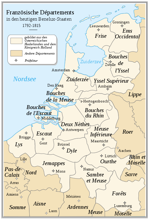 Die Niederlande nach der Annexion durch Frankreich