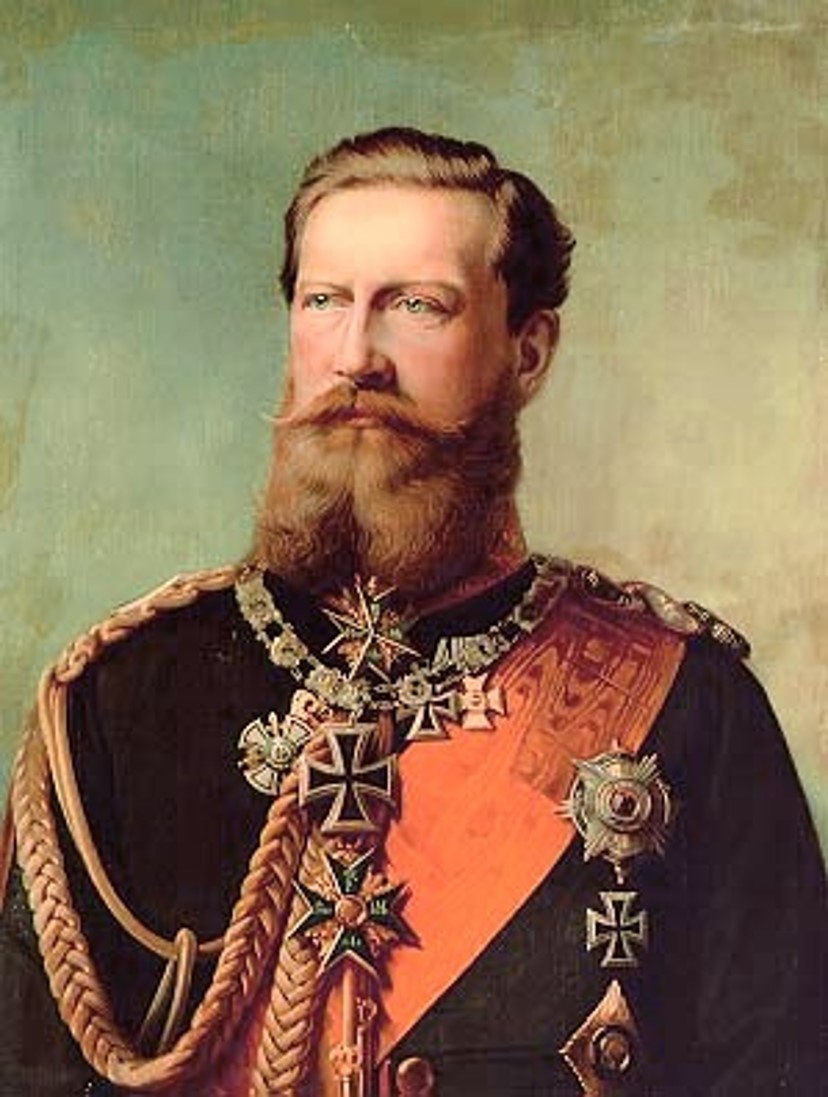 Kronprinz Friedrich Wilhelm - Kaiser Friedrich III. in 1888