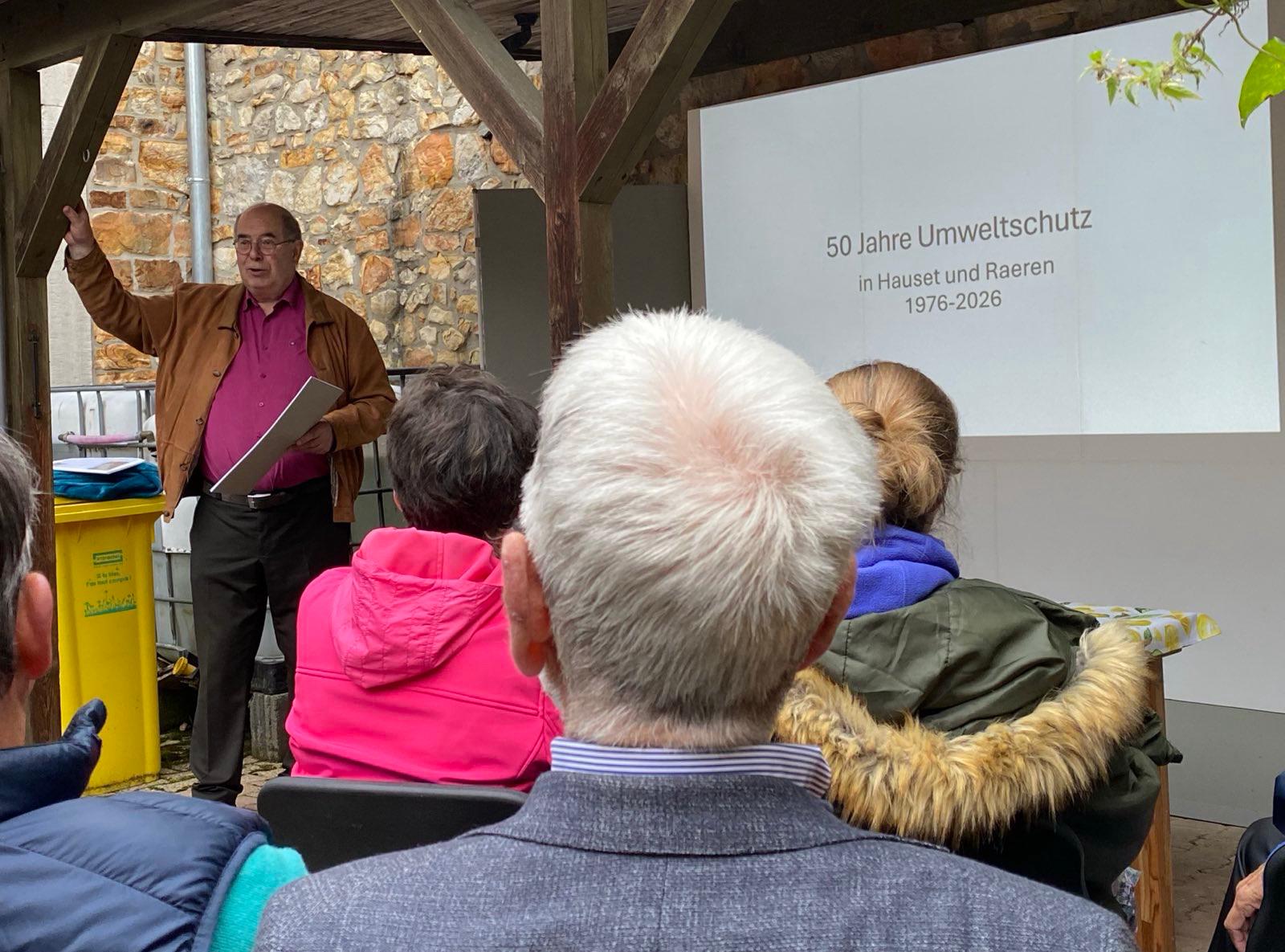 Blick auf die Leinwand