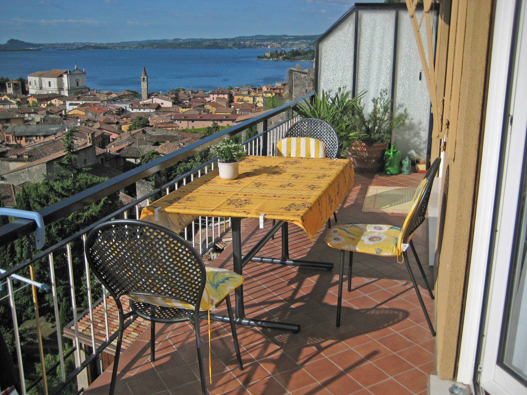 Beautiful view on lake garda