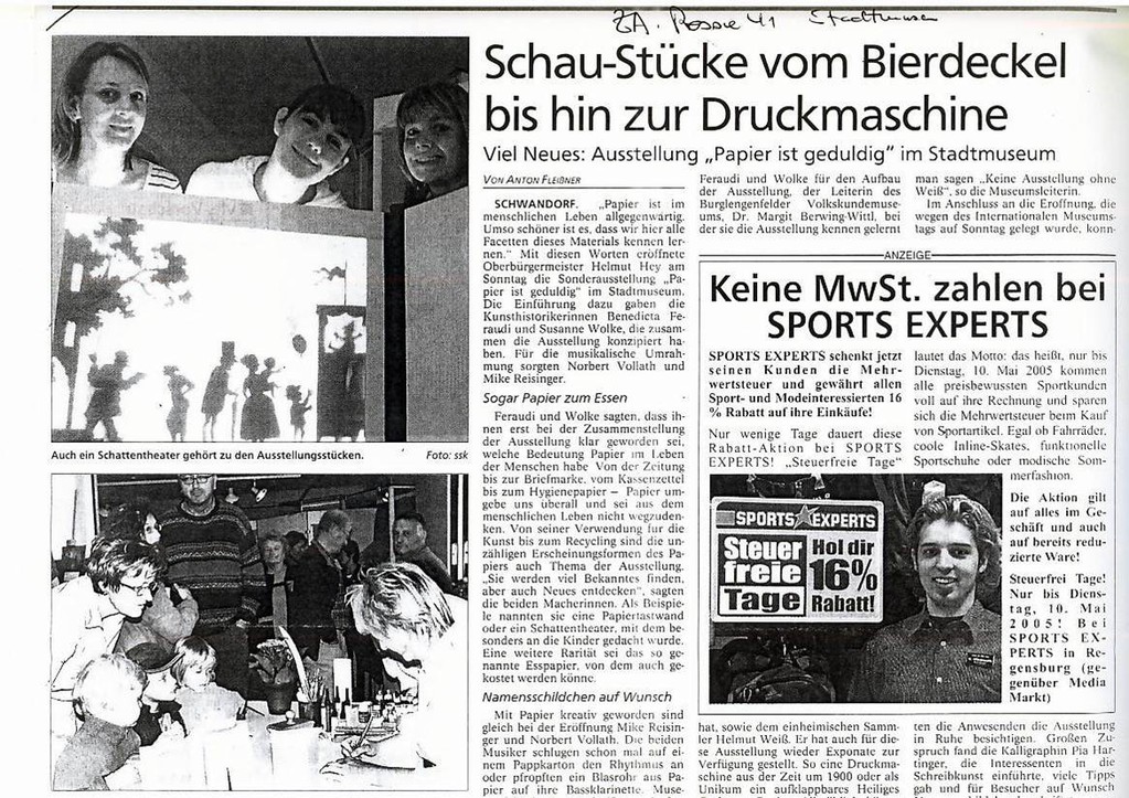 Mittelbayerische Zeitung, 10.05.2005