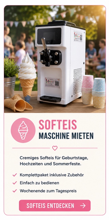 Softeis Maschine mieten