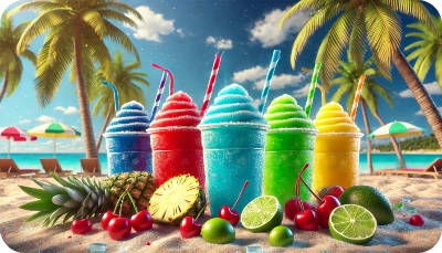 Slush Eis Happy Jumping Kids