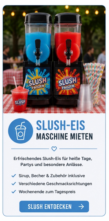 Slush-Eis Maschine Komplettpaket mieten