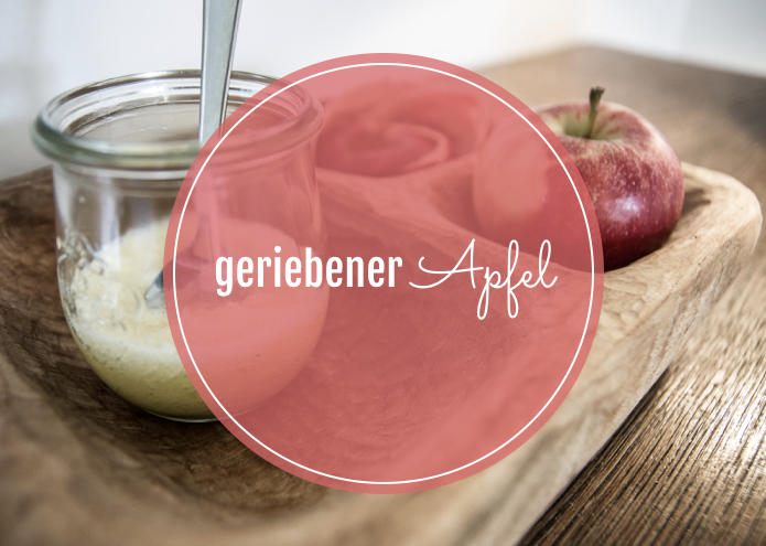 geriebener Apfel