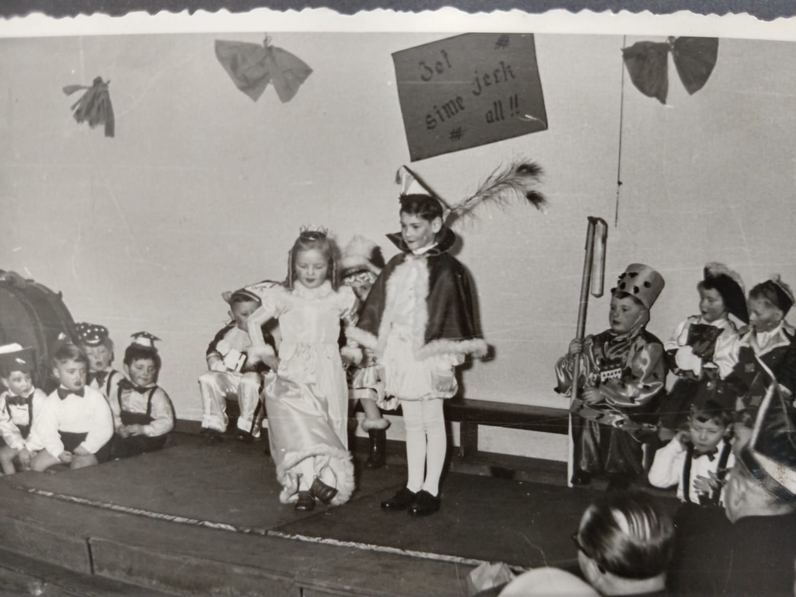 Kinderkarneval in Kenten - die Prinzessin Chistel Jansen, heute Kremer
