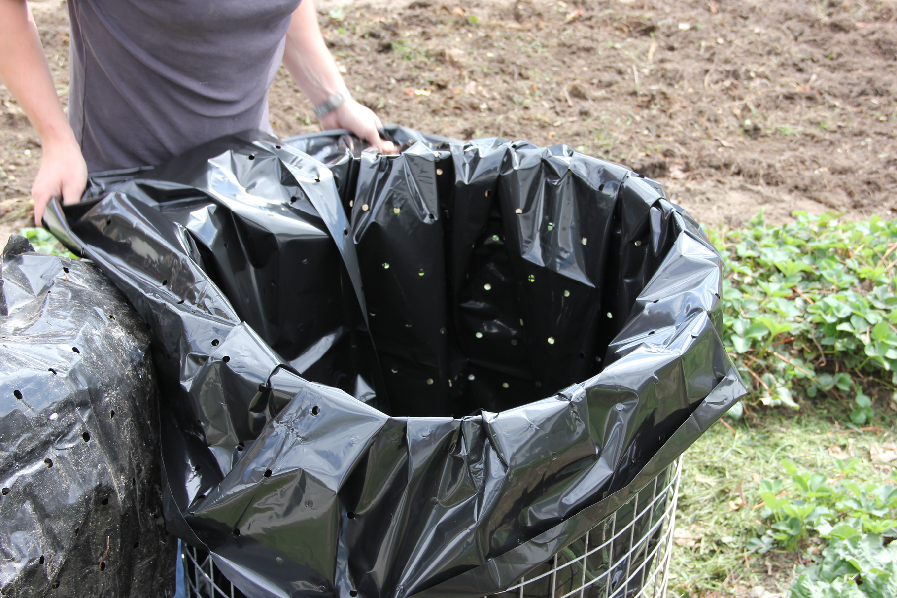 Mise en place du plastic