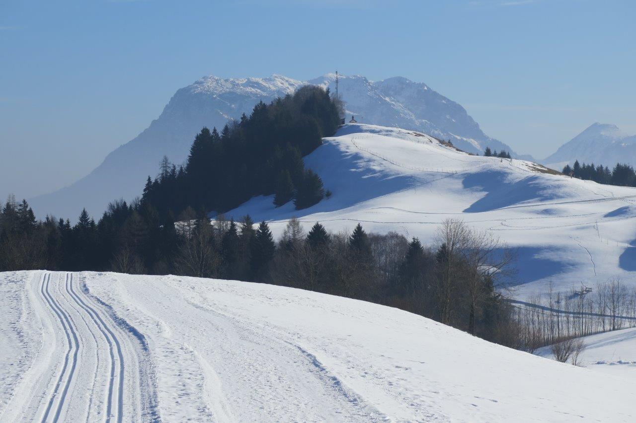 Hütten im Winter (27): Jausenstation Wieshof - via Schattbergrunde