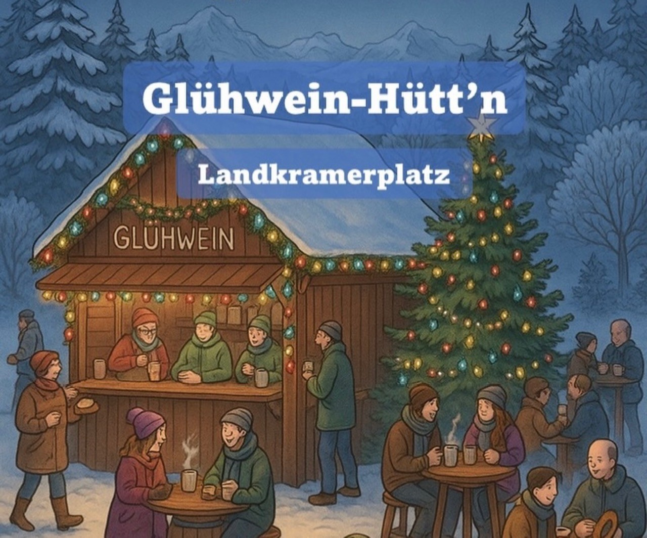 Auf geht's zur Glühwein Hütt'n