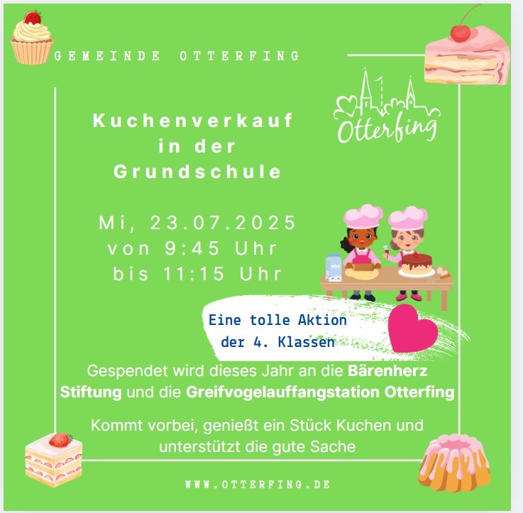 Kuchen essen und Gutes tun!