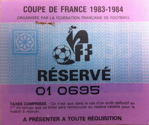 5 mai 1984: FC Metz - FC Nantes Atlantique - 1/2 Finale Retour Coupe de France (1/0 - 22.039 spect.)