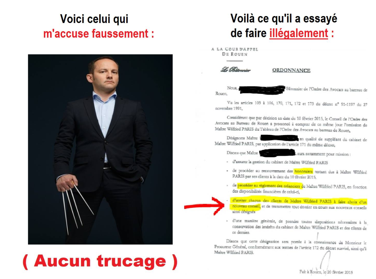 Facebook WIL PIRS Maître Wildfried PARIS AVOCAT DISSISENT Menacé de mort en FRANCE www.jesuispatrick.fr ALERTE ROUGE www.alerterouge-france.fr