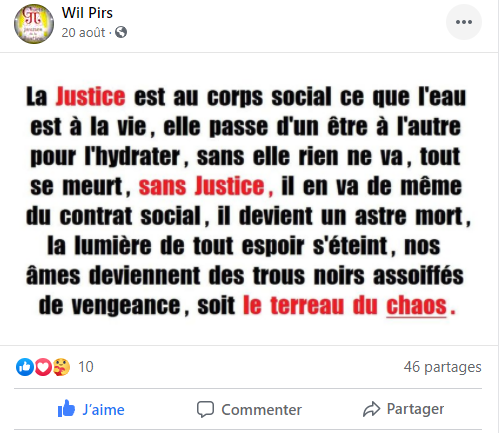 Facebook WIL PIRS Maître Wildfried PARIS AVOCAT DISSISENT Menacé de mort en FRANCE www.jesuispatrick.fr ALERTE ROUGE www.alerterouge-france.fr