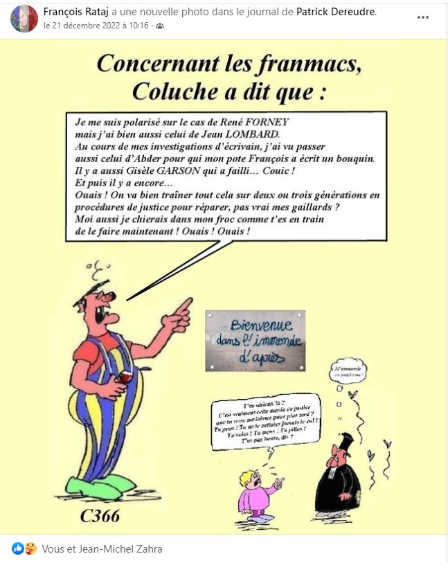 Monsieur René FORNEY Victime d'une tentative d'assassinat le Samedi 12 Novembre 2022 vers 15h50 sur le pont de CATANE côté SEYSSINET (38170). Il accuse les Milieux de la Corruption dans les Institutions du CARTEL GRENOBLOIS  (Justice, Police, Immobilier) 