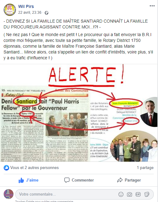 Facebook WIL PIRS Maître Wildfried PARIS AVOCAT DISSISENT Menacé de mort en FRANCE www.jesuispatrick.fr ALERTE ROUGE www.alerterouge-france.fr