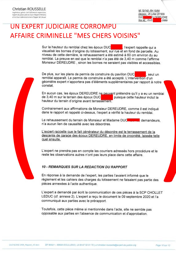 Pièce N°4b) Page 12sur16 AFFAIRE CRIMINELLE «MES CHERS VOISINS» RAPPORT DÉFINITIF, Violences, Extorsion de Fonds, Tentative Extorsion de Fonds, Maître Marc ANTONINI à l'œuvre et ce avec la bénédiction de nos Institutions www.jesuispatrick.fr
