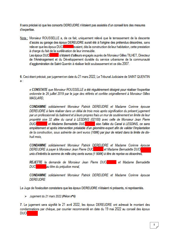 #StopCorruptionStop page 5 sur 11 Conclusion de Me PROUT PROUT AFFAIRE CRIMINELLE «MES CHERS VOISINS» Maître vous êtes corrompue www.jesuispatrick.fr