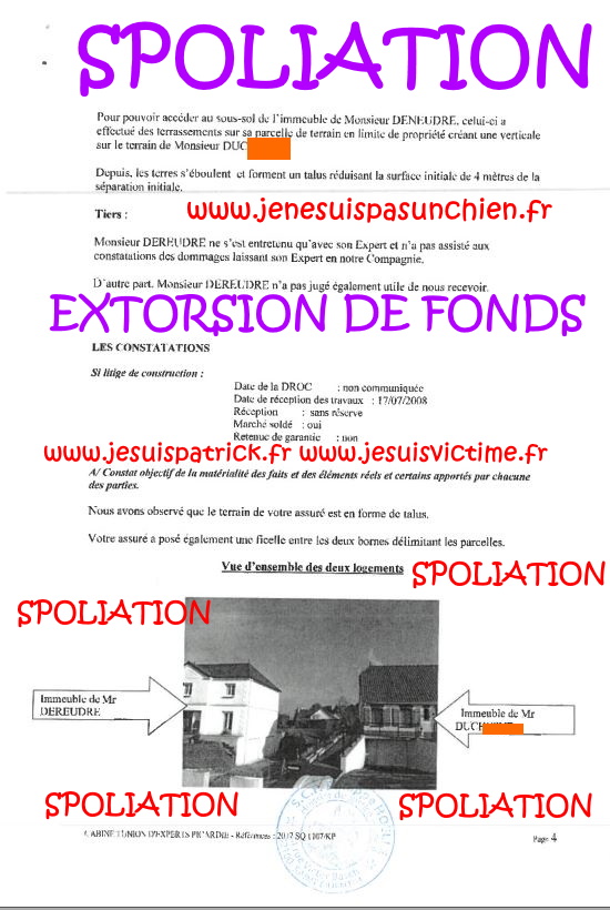 N46 Affaires Mes Chers Voisins Assignation Référé du 10 Juillet 2019 par Huissier de Justice la SCP Philippe HOELLE  à Saint-Quentin (02) #ExtorsionDeFonds www.jesuispatrick.fr www.jesuisvictime.fr www.justicemafia.fr www.jenesuispasunchien.fr #Spoliation