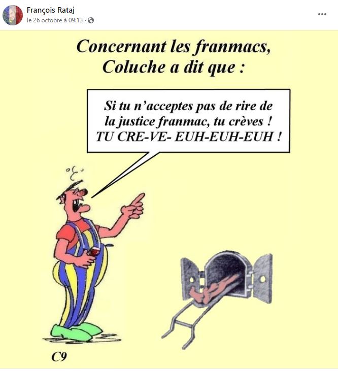 Les Franmacs et la Justice encore et encore de François RATAJ site Patrick DEREUDRE  www.stopcorruptionstop.fr  www.jesuisvictime.fr  www.jesuispatrick.fr PARJURE & CORRUPTION à très Grande Echelle au Coeur même de la JUSTICE & REPUBLIQUE