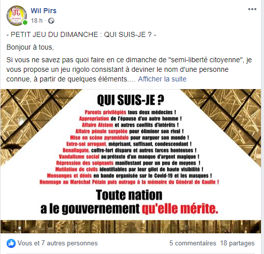 Facebook WIL PIRS Maître Wildfried PARIS AVOCAT DISSISENT Menacé de mort en FRANCE www.jesuispatrick.fr ALERTE ROUGE www.alerterouge-france.fr