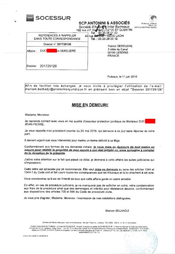Pièce N° 2b Page 55 sur 59 ASSIGNATION EN REFERE du 19 Juillet 2019 AFFAIRE CRIMINELLE «MES CHERS VOISINS» Violences, Extorsion de Fonds, Maître Marc ANTONINI à l'œuvre et ce avec la bénédiction de toutes nos Institutions www.jesuispatrick.fr