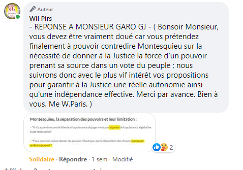 Facebook WIL PIRS Maître Wildfried PARIS AVOCAT DISSISENT Menacé de mort en FRANCE www.jesuispatrick.fr ALERTE ROUGE www.alerterouge-france.fr