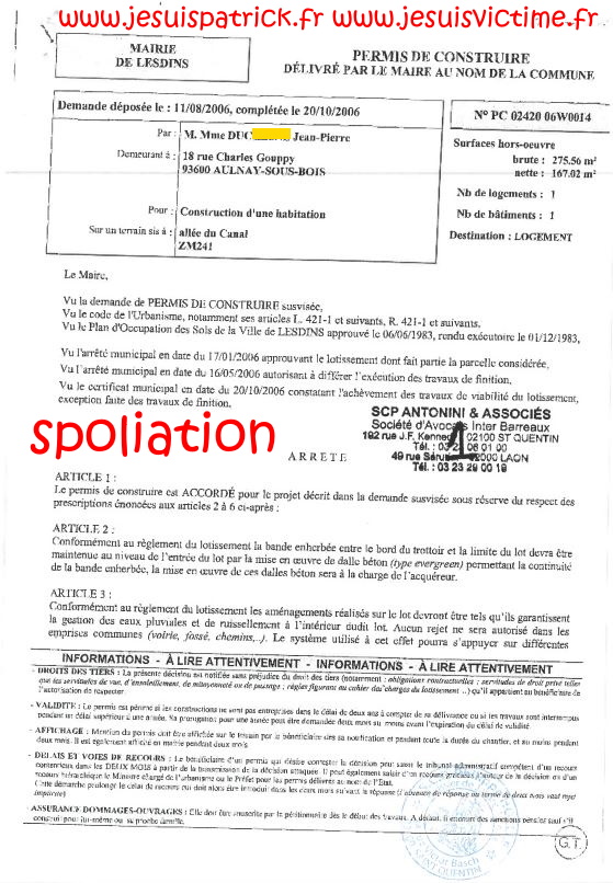 N°7 Affaires Mes Chers Voisins Assignation Référé du 10 Juillet 2019 par Huissier de Justice la SCP Philippe HOELLE  à Saint-Quentin (02) #ExtorsionDeFonds www.jesuispatrick.fr www.jesuisvictime.fr www.justicemafia.fr www.jenesuispasunchien.fr #Spoliation