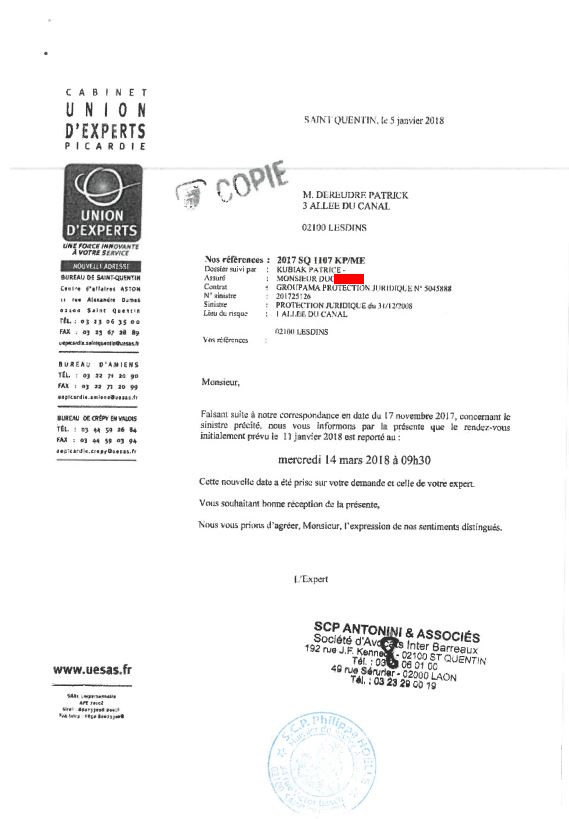 Pièce N° 2b Page 42 sur 59 ASSIGNATION EN REFERE du 19 Juillet 2019 AFFAIRE CRIMINELLE «MES CHERS VOISINS» Violences, Extorsion de Fonds, Maître Marc ANTONINI à l'œuvre et ce avec la bénédiction de toutes nos Institutions www.jesuispatrick.fr