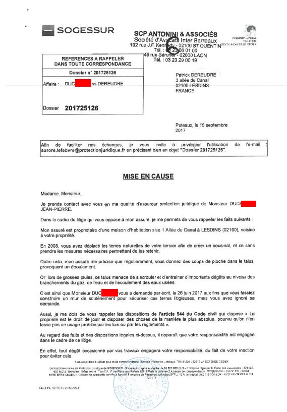 Pièce N° 2b Page 38 sur 59 ASSIGNATION EN REFERE du 19 Juillet 2019 AFFAIRE CRIMINELLE «MES CHERS VOISINS» Violences, Extorsion de Fonds, Maître Marc ANTONINI à l'œuvre et ce avec la bénédiction de toutes nos Institutions www.jesuispatrick.fr