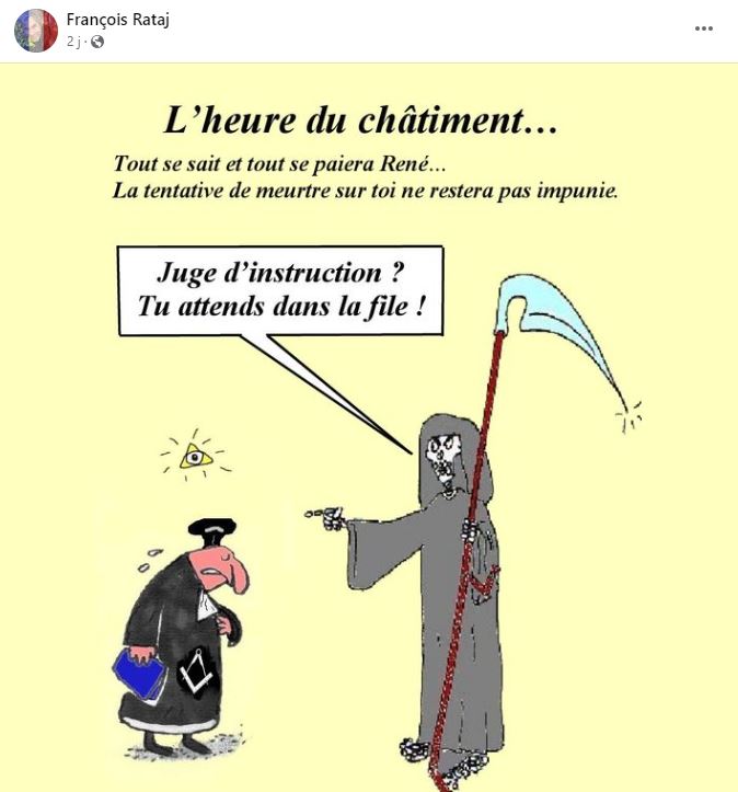 Monsieur René FORNEY Victime d'une tentative d'assassinat le Samedi 12 Novembre 2022 vers 15h50 sur le pont de CATANE côté SEYSSINET (38170). Il accuse les Milieux de la Corruption dans les Institutions du CARTEL GRENOBLOIS  (Justice, Police, Immobilier) 